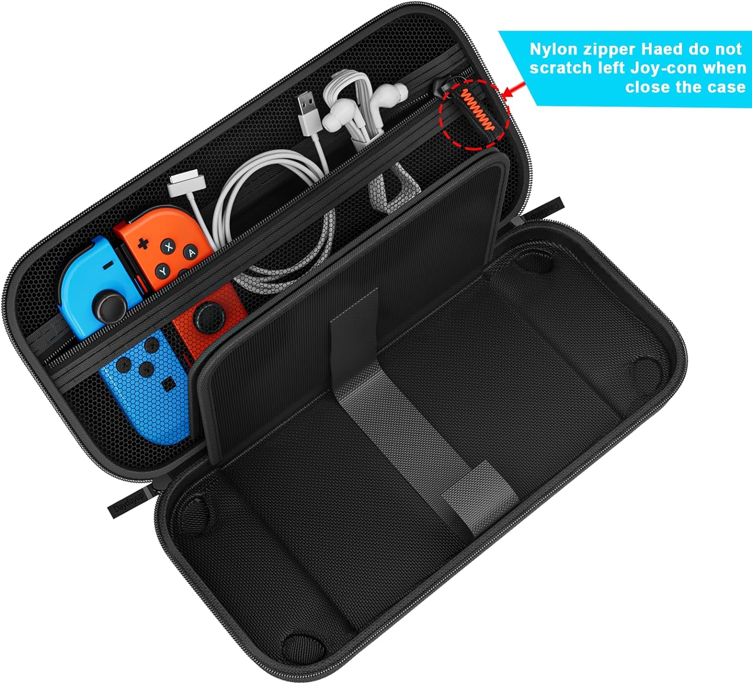 Detalle 2 de daydayup Carrying Case for Nintendo Switch, 20‑slot