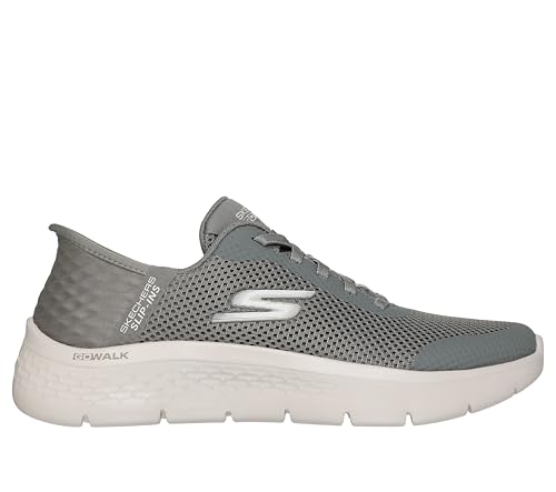 Detalle 2 de Skechers Donna Go Walk Flex Grand Entry Trainers – Olive Textile/Trim (EU 37)