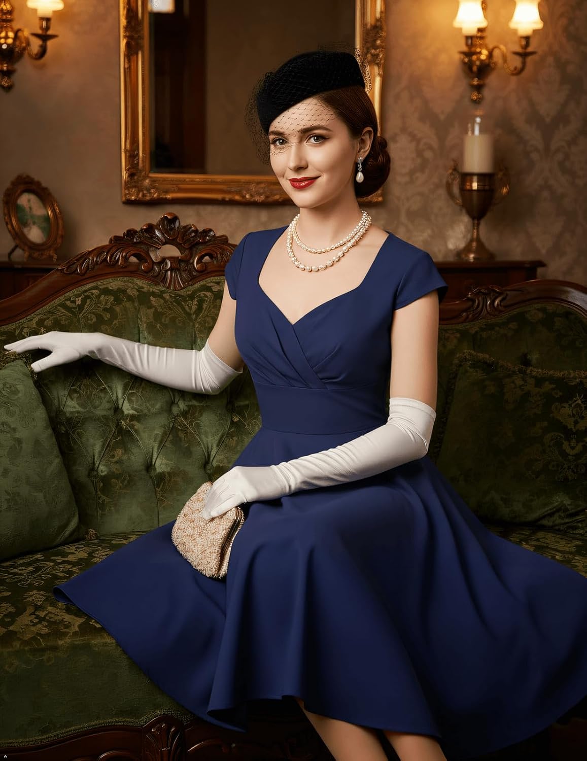 Thumbnail 2 de Bbonlinedress 1950er Vintage Cocktailkleid