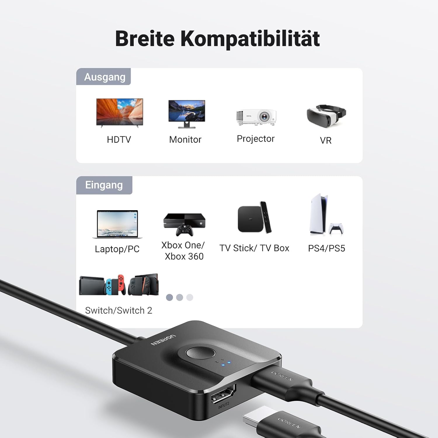 Thumbnail 6 de UGREEN HDMI Switch 60Hz