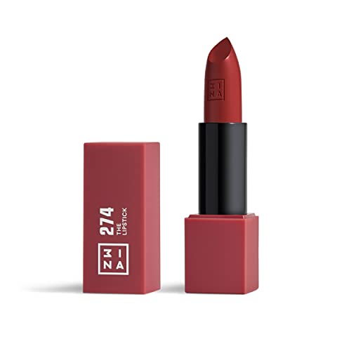 Detalle de 3INA The Lipstick 274 Bourgogne Mat