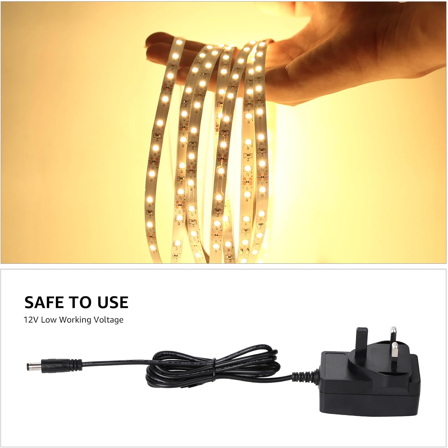 Thumbnail 6 de Lepro Warm White LED Strip Light 5M 300 LEDs 3000K 🌟
