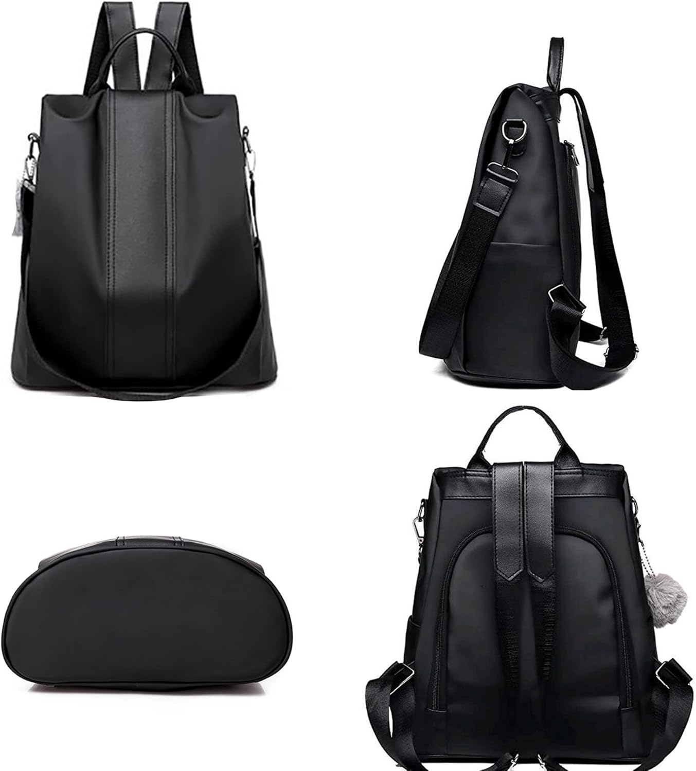 Detalle de shepretty Zaino piccolo da donna in borsa pelle impermeabile casual con funzione anti-furto