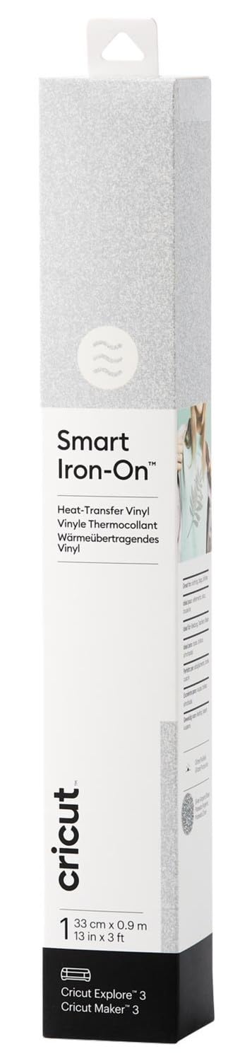Thumbnail 4 de Cricut Smart Iron-On Heat-Transfer Vinyl (Holographic Blue) | 1 sheet | 33cm x 2.7m