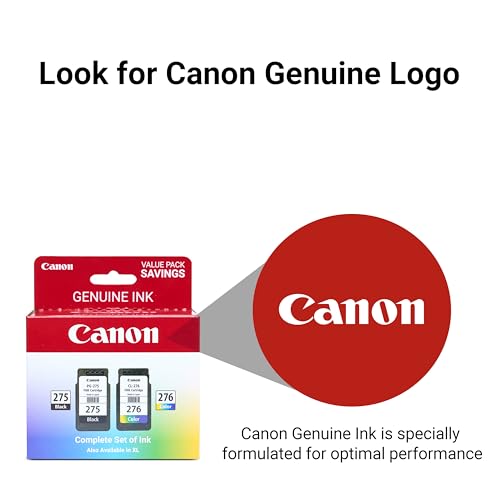 Detalle de Canon PG-275 / CL-276 Genuine Ink Value Pack (2 Cartridges) for TS/TR Series
