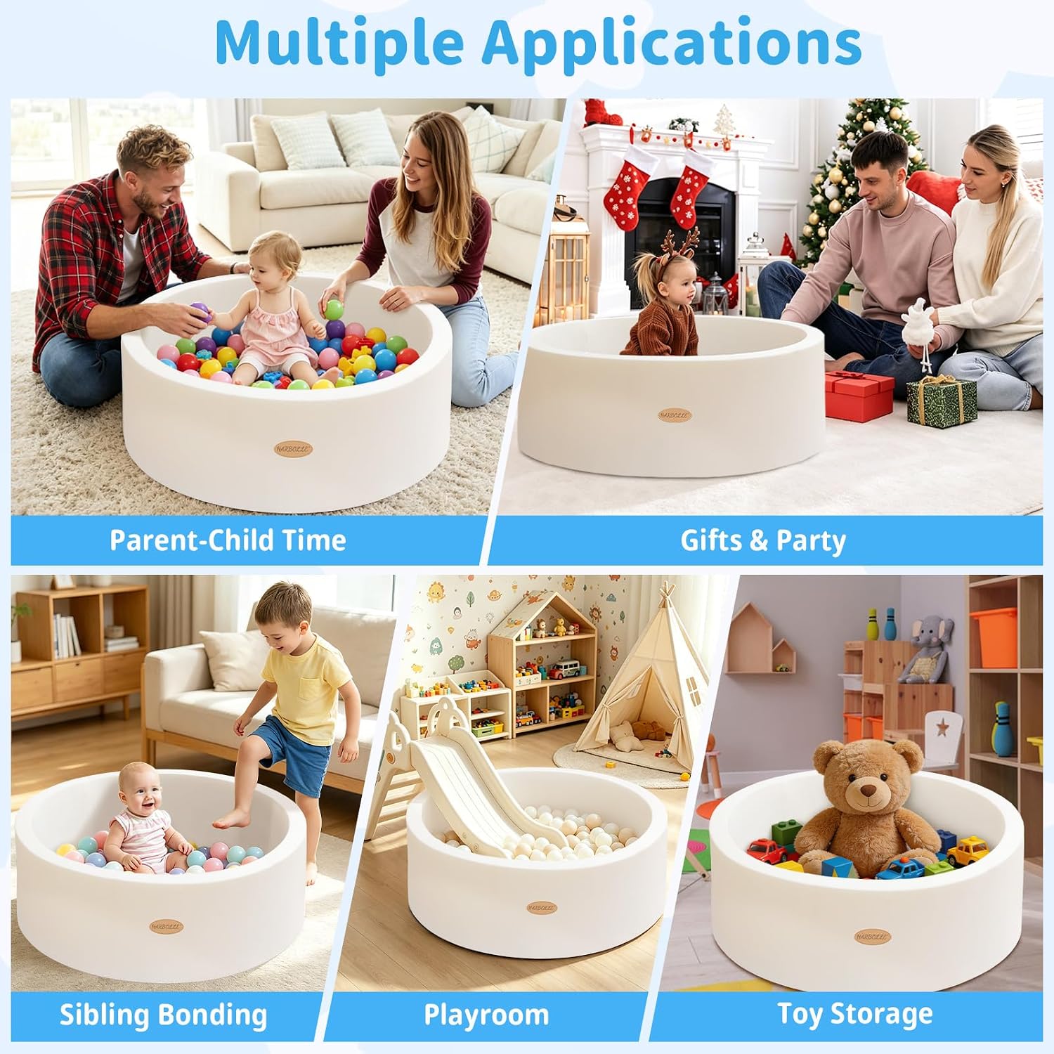 Thumbnail 4 de HARBOLLE 35.4" Baby Ball Pit