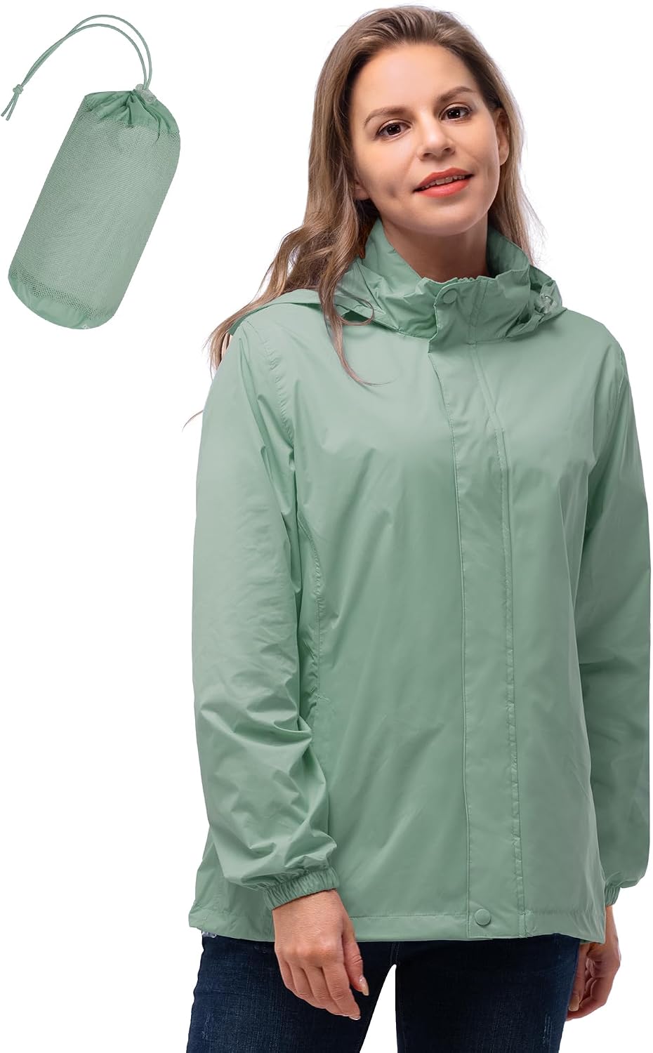Detalle de Wasserdichte Damen Regenjacke 33,000ft