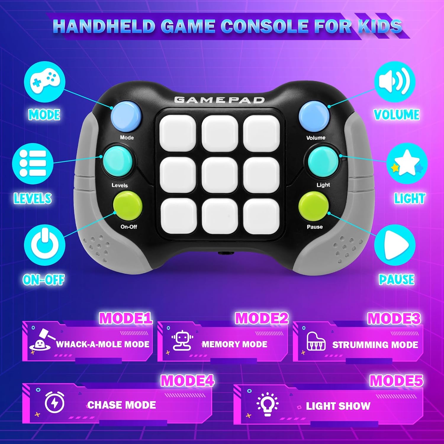 Detalle 2 de Unknown Brand 5–8 Year Old Boys' Electronic Handheld Games