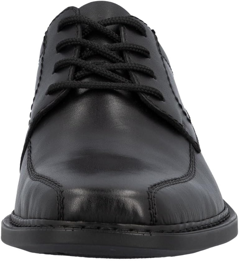 Detalle de Rieker B0812-00 Herren Businessschuhe Glattleder, Schwarz, Gr. 40 – Extraweite