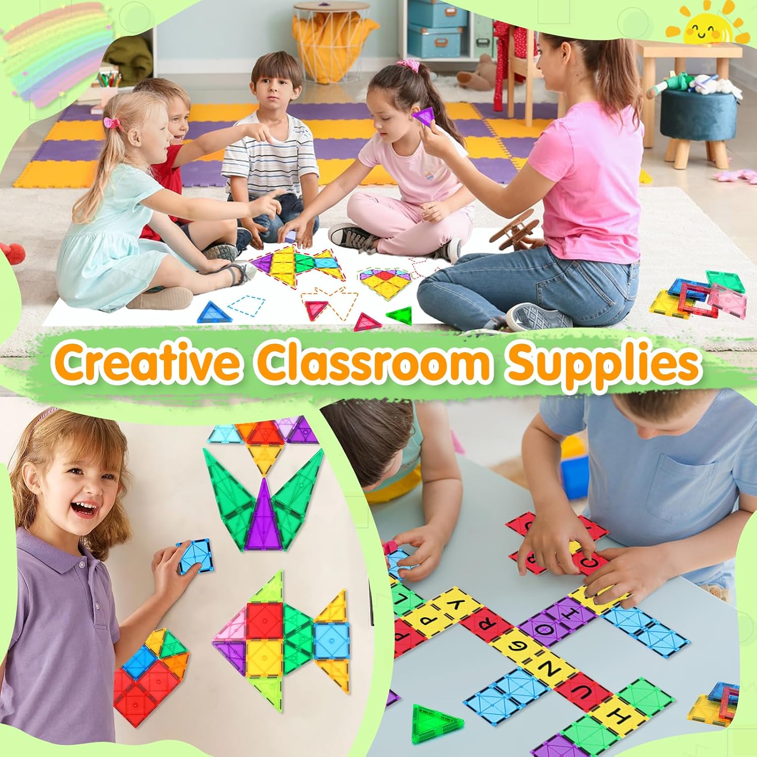 Thumbnail 4 de Magnetic Building Blocks 60PCS set