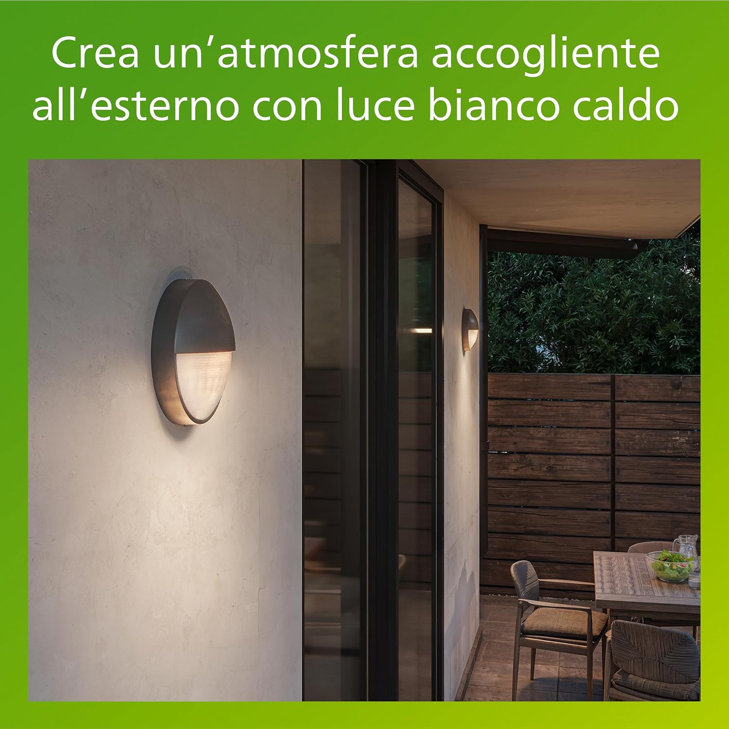 Thumbnail 5 de Philips Capricorn Ultra-Efficient applique da esterno con sensore di movimento, 800 lm, 2700 K, IP44 grigio antracite