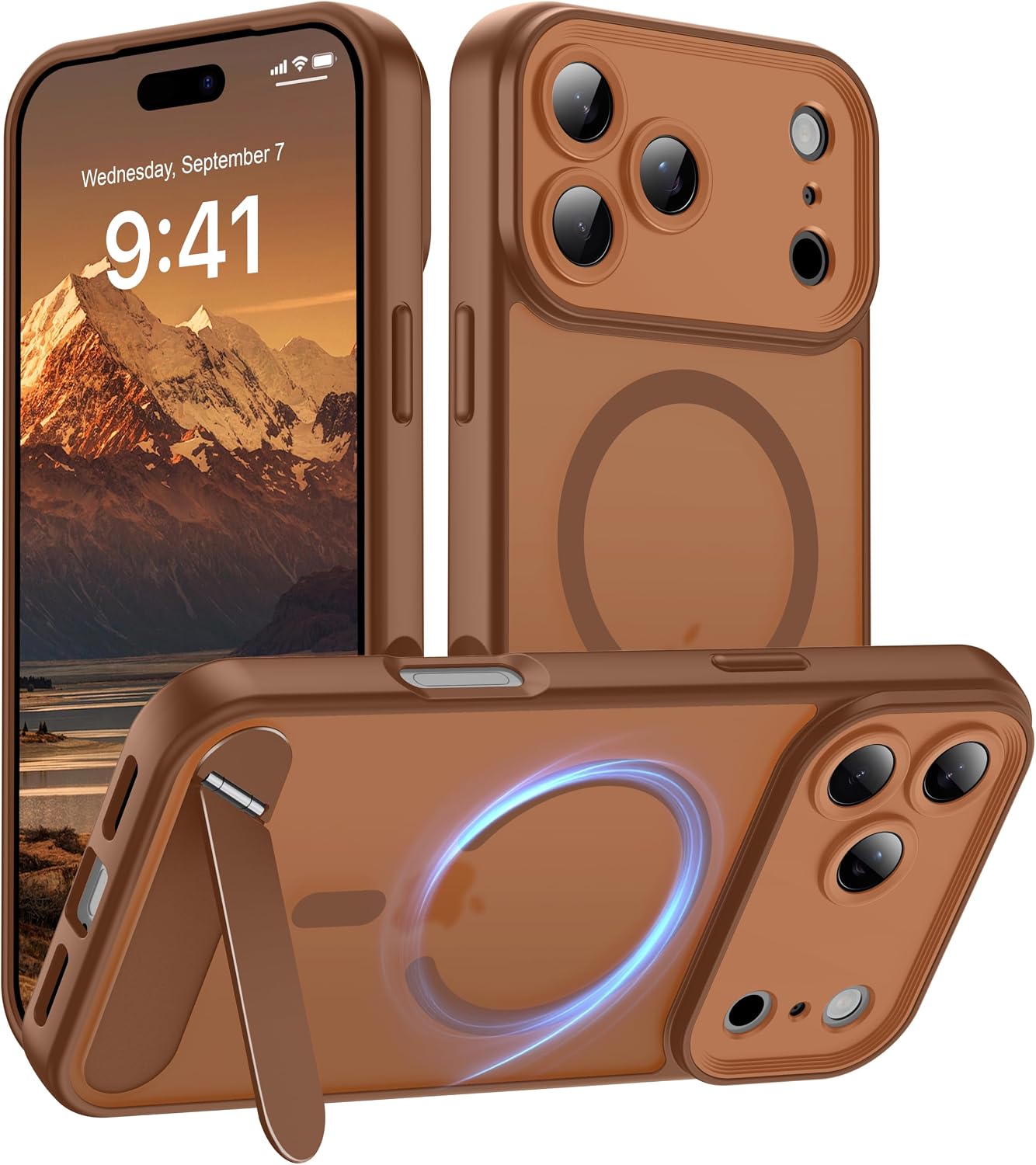 Detalle de AMILIFECASES iPhone 18 Pro Case with MagSafe, Kickstand and Camera Protection
