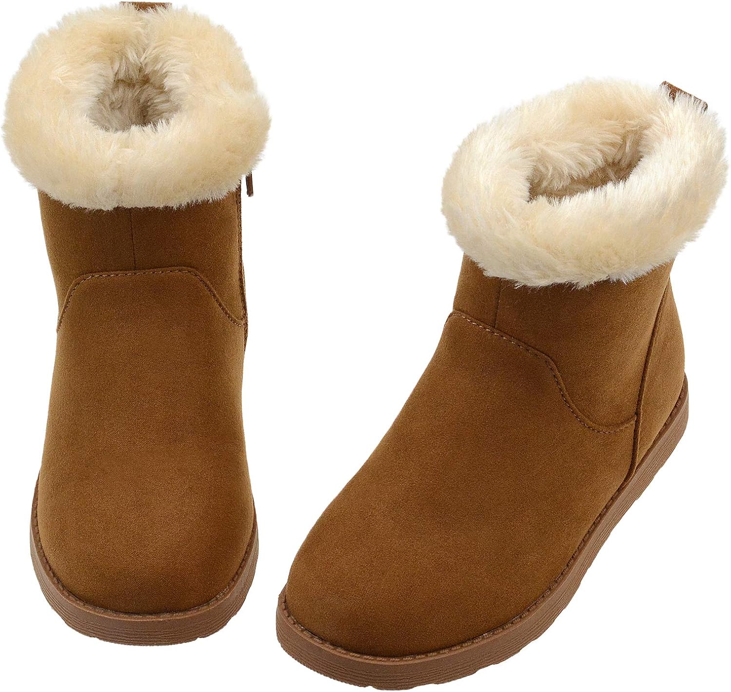 Detalle de Vonair Girls' Short Winter Boots with Faux Fur