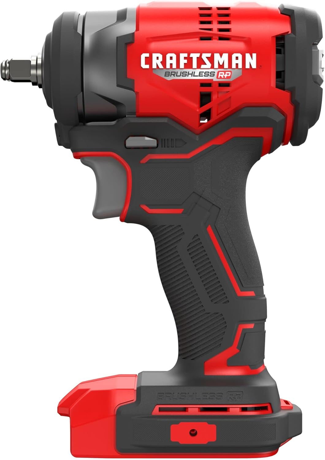Detalle de CRAFTSMAN V20 RP Cordless Impact Wrench, 3/8 in Drive — Bare Tool Only (CMCF911B)