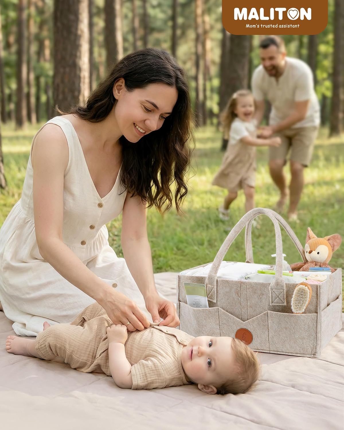 Thumbnail 5 de Maliton Nappy Caddy portable nappy organiser