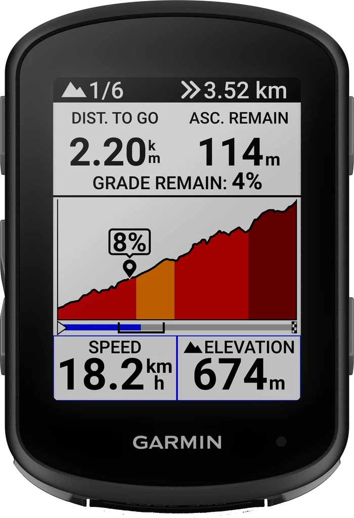 Thumbnail 7 de Garmin Edge 540: Fahrradnavigation mit Trainingsdaten, VO2max & Unfallerkennung