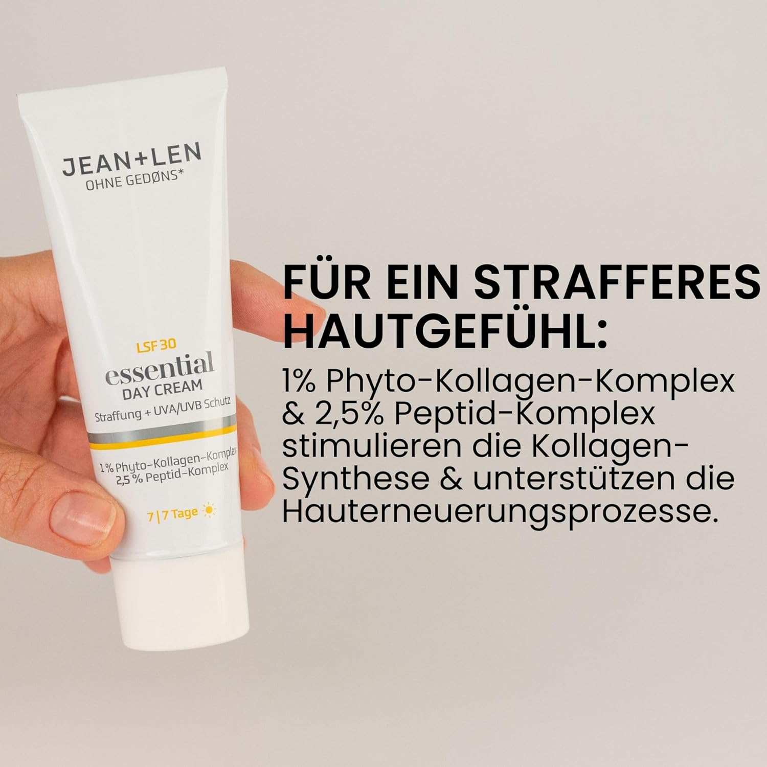 Thumbnail 4 de Jean & Len Essential Day Cream – vegan, parfumfrei, mit LSF 30