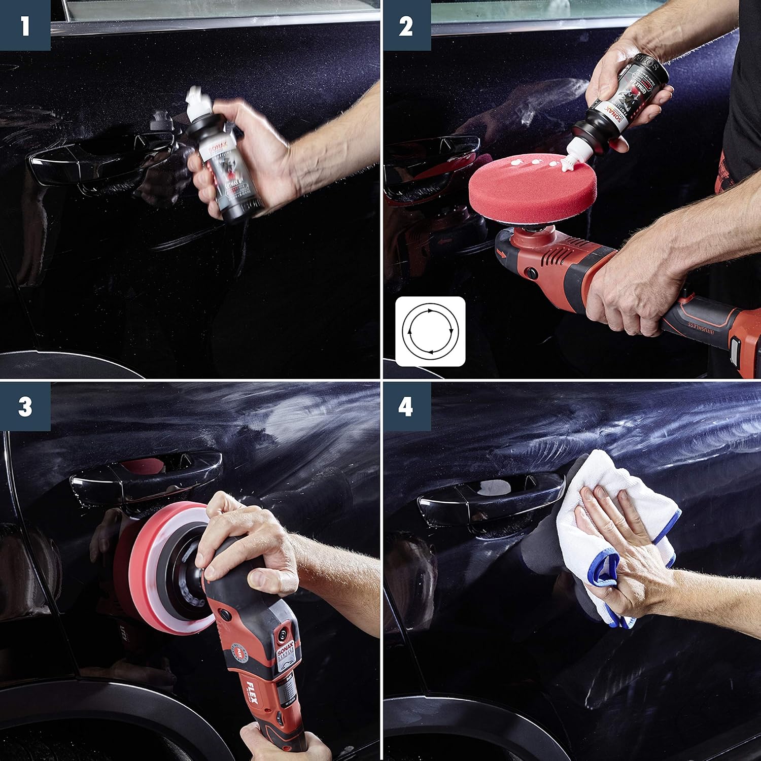 Thumbnail 5 de SONAX Profiline CutMax (250 ml) lucidante levigante per vernici – brillantezza con rimozione di graffi e imperfezioni