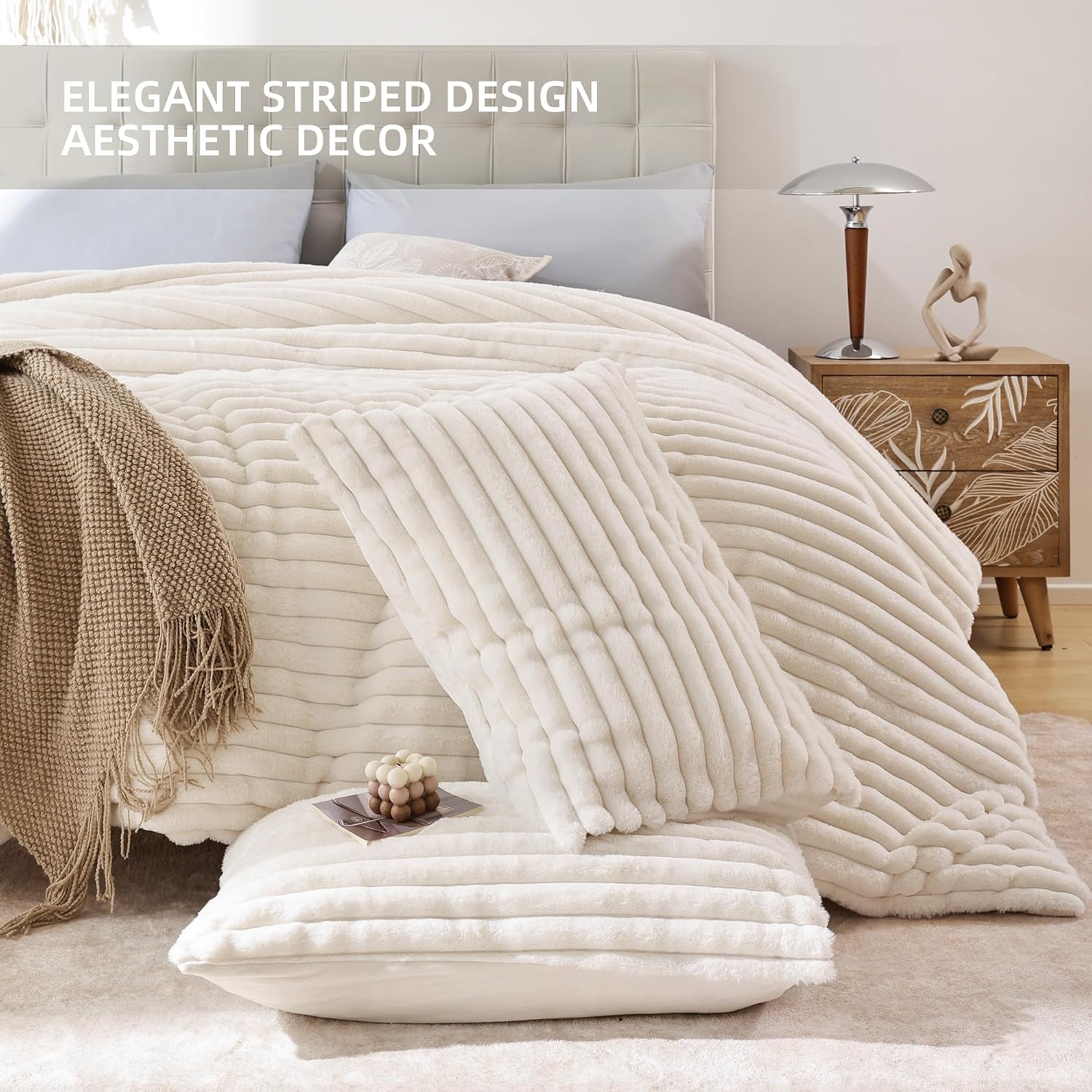 Detalle de Smoofy Fluffy King Comforter Set 104x90