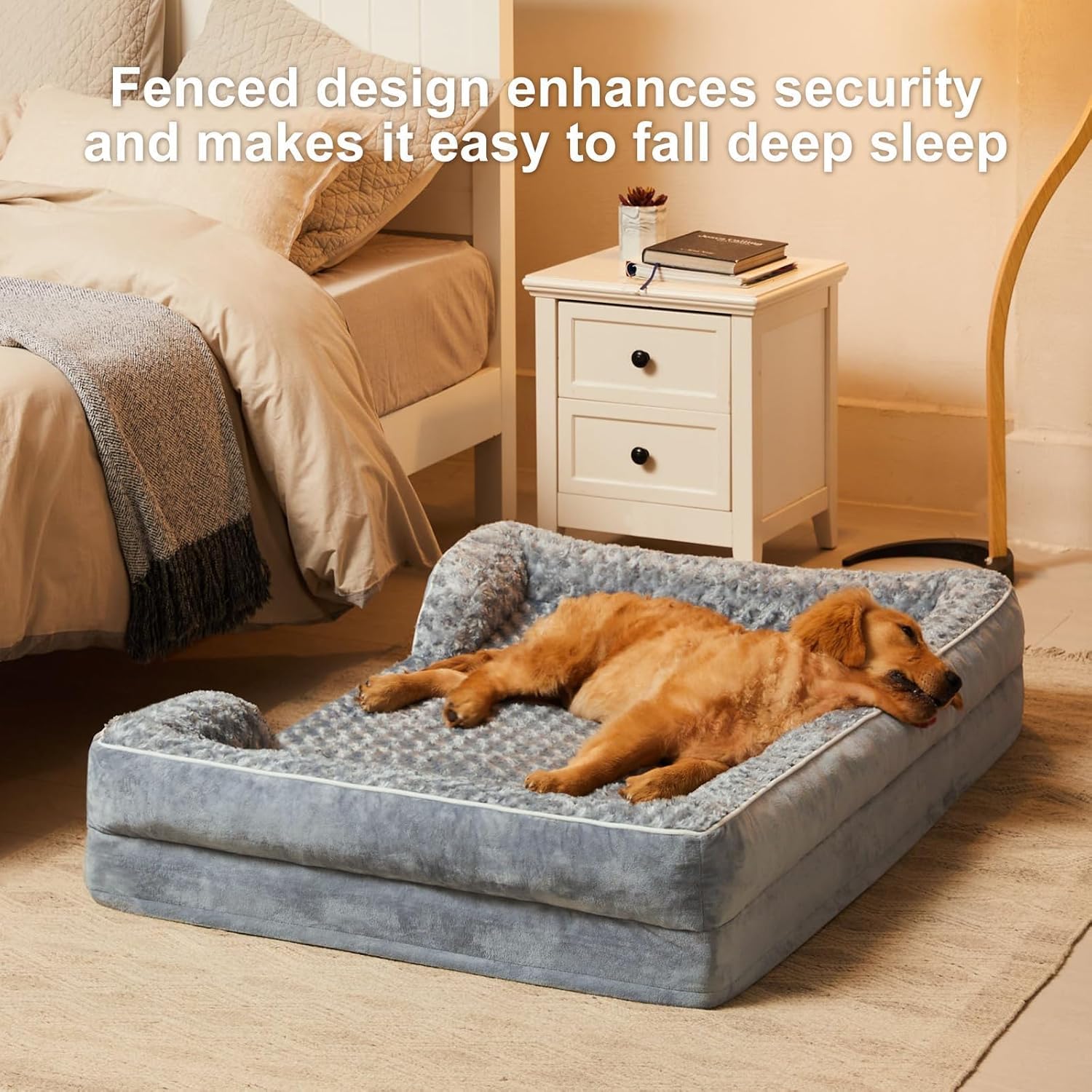 Detalle 2 de WNPETHOME Large Dog Bed Orthopedic Couch