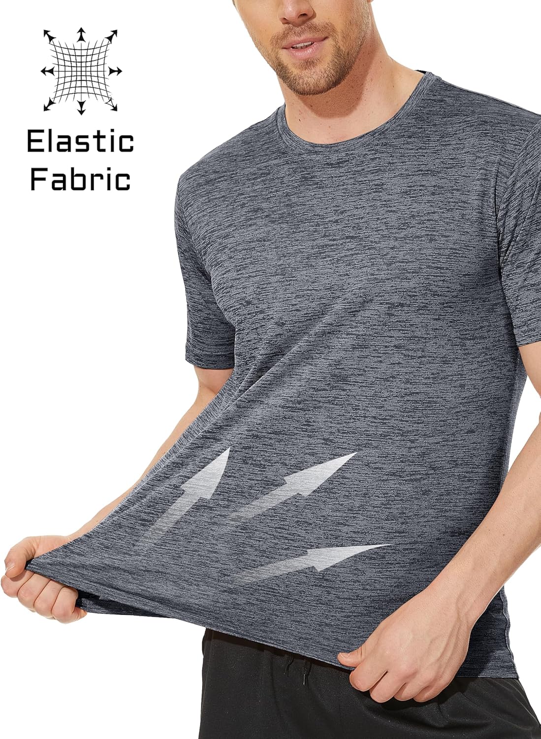 Thumbnail 4 de MAGCOMSEN Herren Sportshirt Kurzarm – schnelltrocknendes Funktionsshirt mit Reflektoren