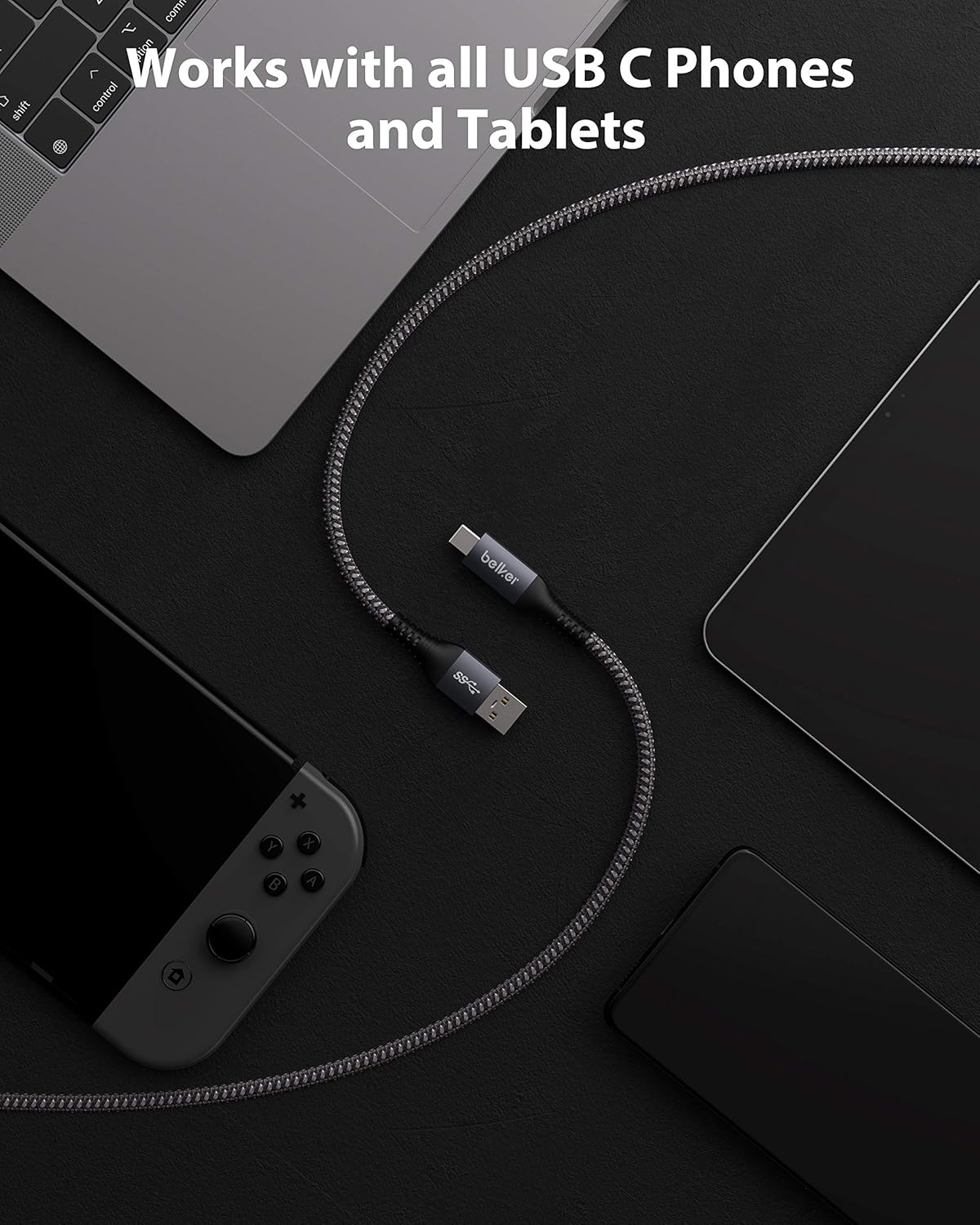 Thumbnail 6 de Maxonar USB-C Schnellladekabel 2er-Set, 10 Gbit/s Datenrate, 1 m – kompatibel mit Samsung, Pixel, iPad und mehr