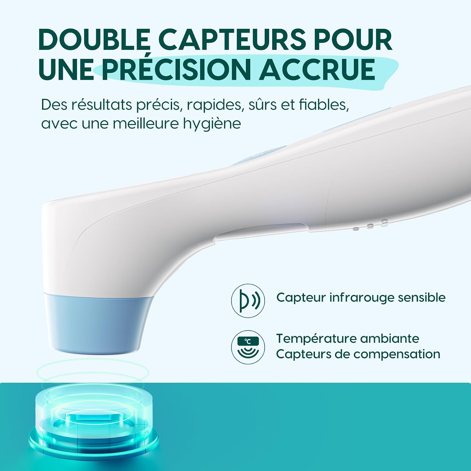 Thumbnail 6 de Thermomètre frontal sans contact 3s pour bébé et adulte 📟