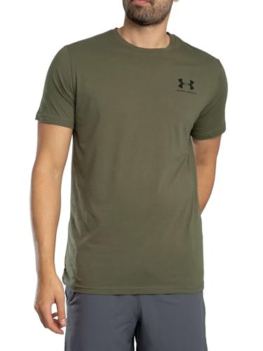 Detalle 2 de Under Armour Ua Sportstyle Lc Ss Camiseta, Marine Od Green, M Hombre