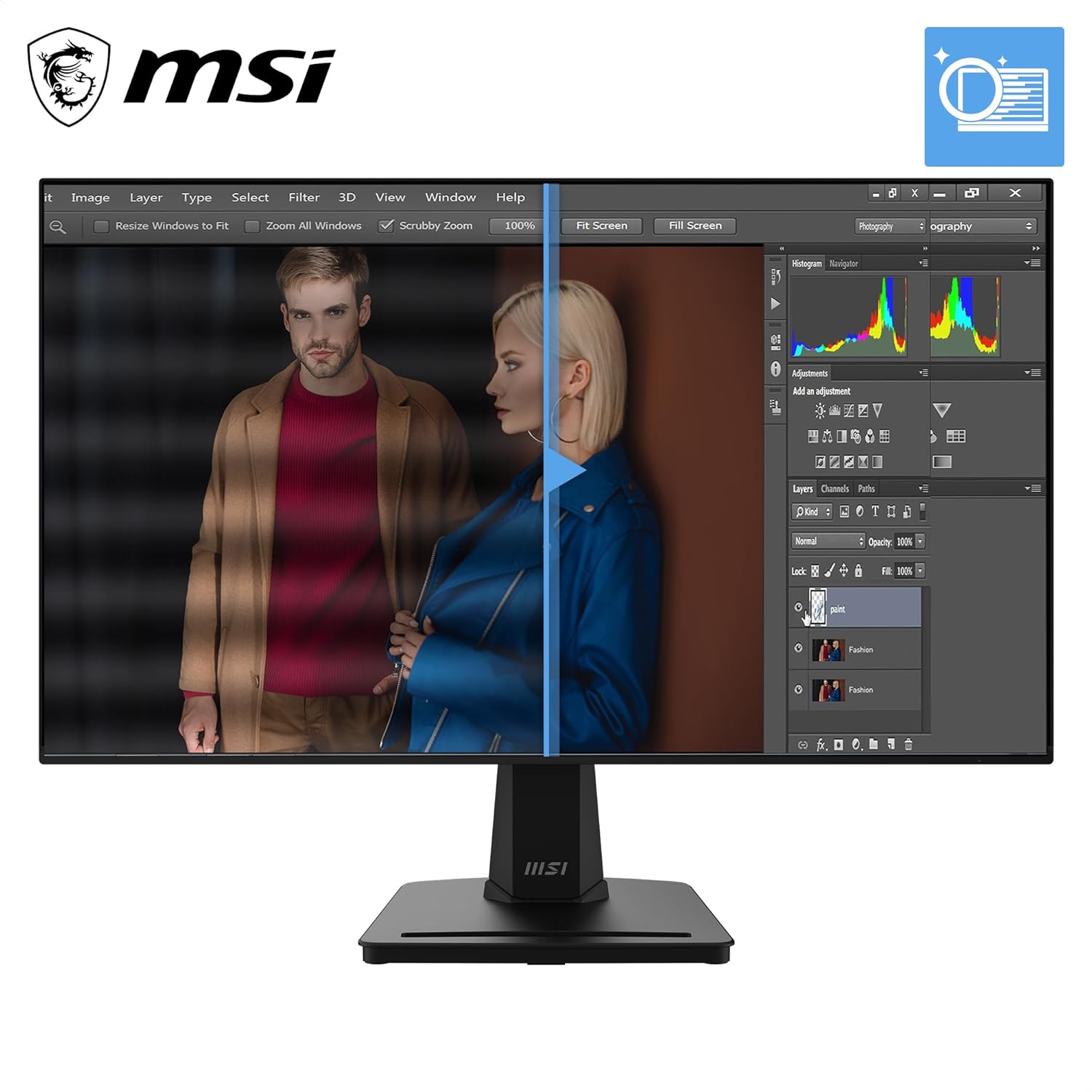 Thumbnail 2 de MSI PRO MP251 E14L 24.5-Inch FHD IPS Monitor review
