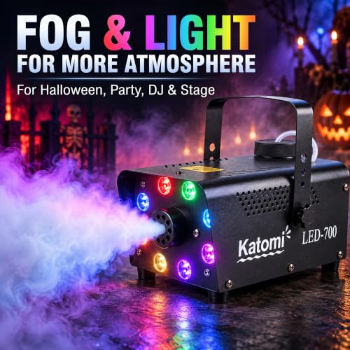 Thumbnail 3 de Katomi 500W Smoke Machine with RGB Effect and Dual Remote Controls