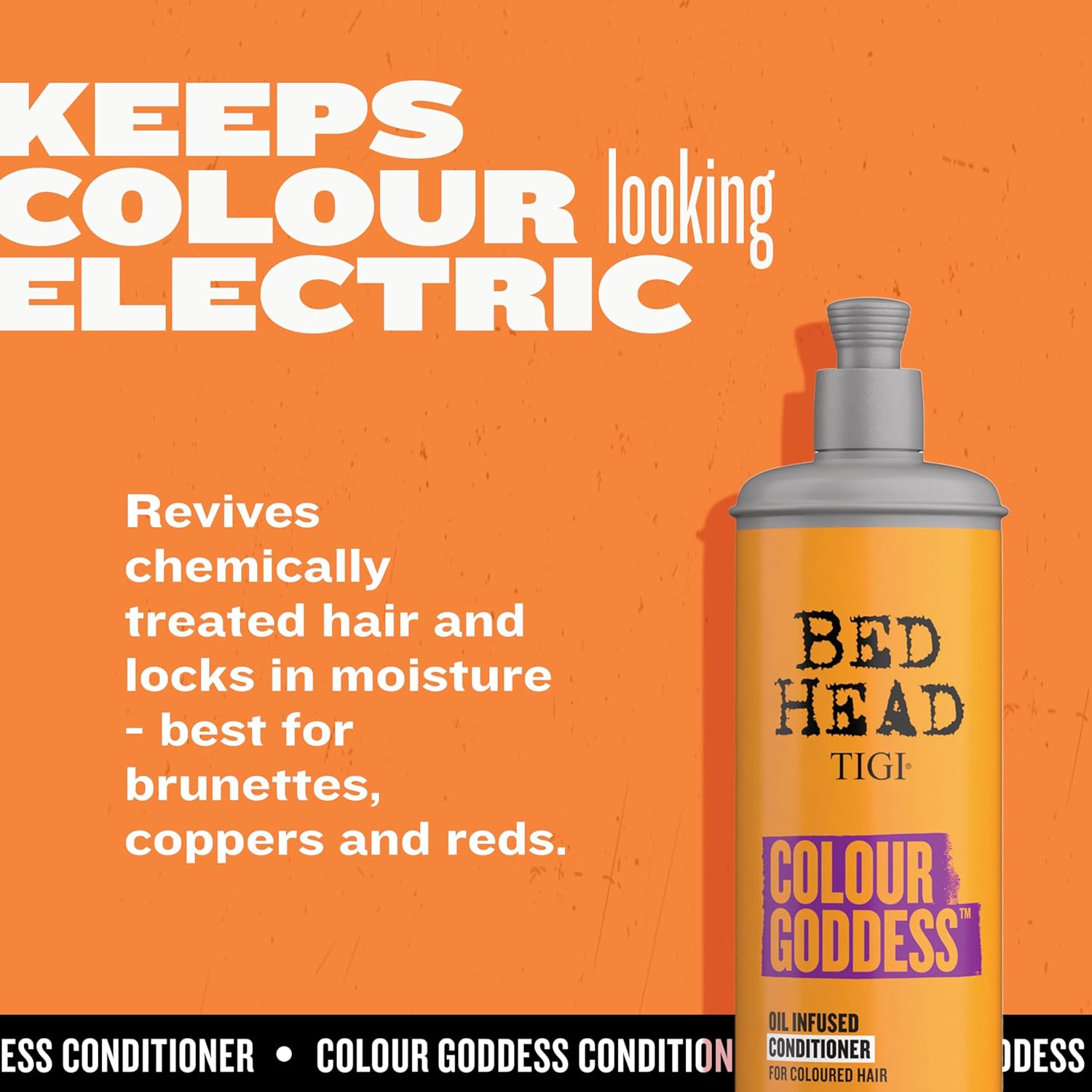 Detalle de TIGI BED HEAD Colour Goddess Conditioner - 600 ml: nutrimento e protezione per capelli colorati
