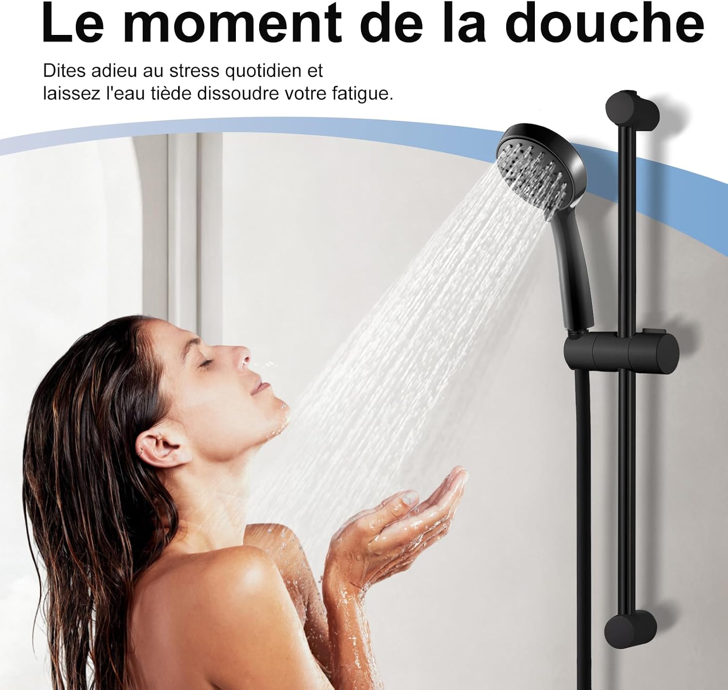 Detalle 1 de OFFO Pommeau de Douche 100 mm 3 modes