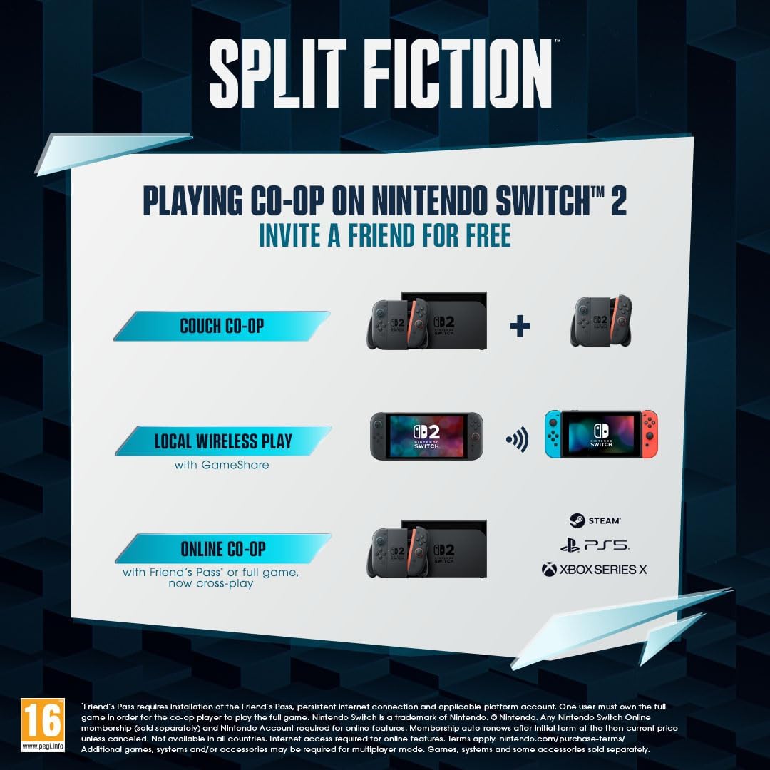 Thumbnail 1 de Split Fiction Switch 2 (Code In A Box) — English co-op split-screen adventure for two players