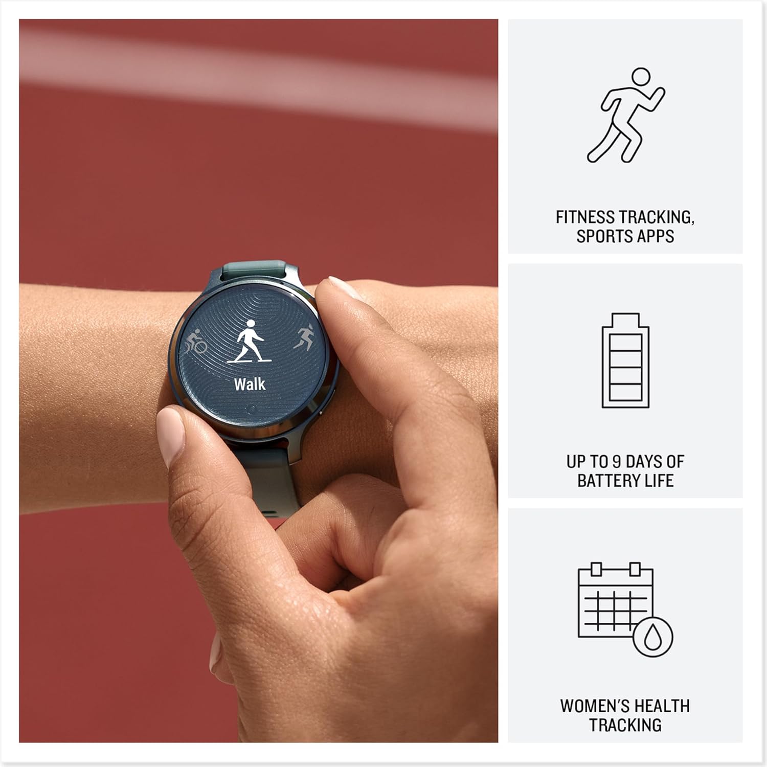 Thumbnail 2 de Garmin Lily 2 Active GPS 35mm Smartwatch (Renewed) – Cream Gold