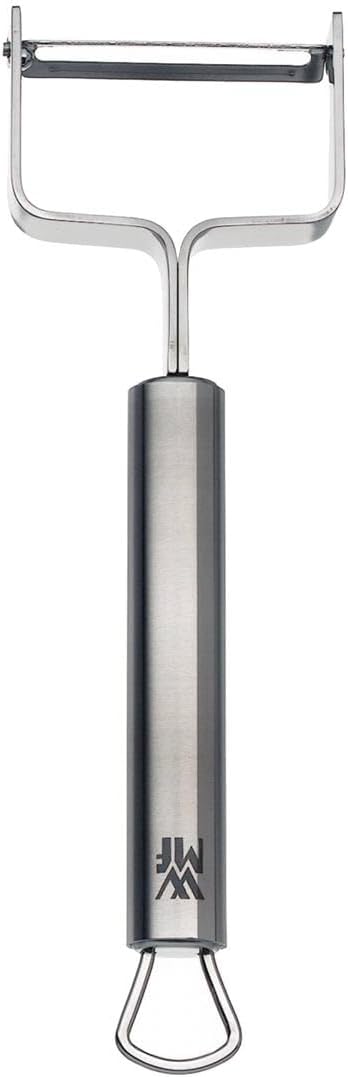 Detalle de WMF Profi Plus Sparschäler 17 cm – Rostfreier Cromargan Schäler für Spargel, Kartoffeln und mehr