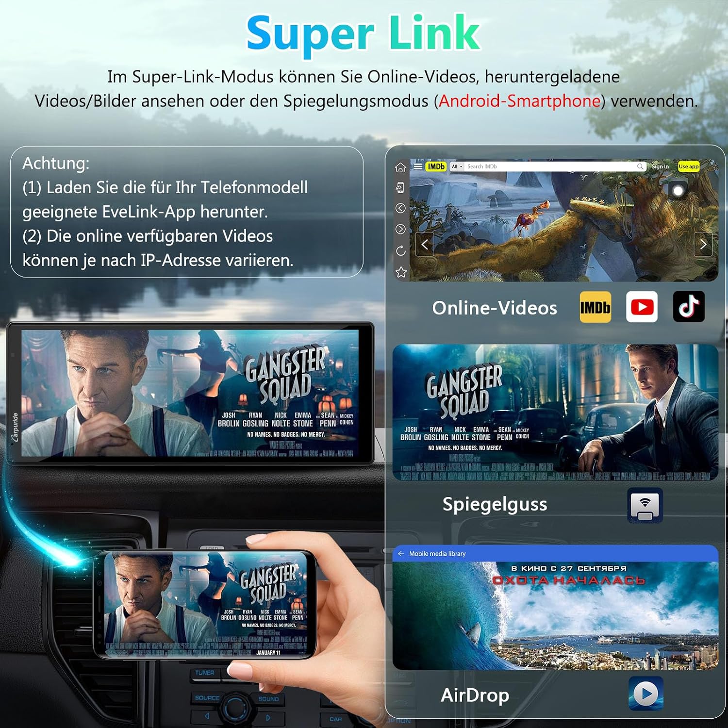Thumbnail 4 de Carpuride V92 10,3 Zoll Touchscreen Autoradio