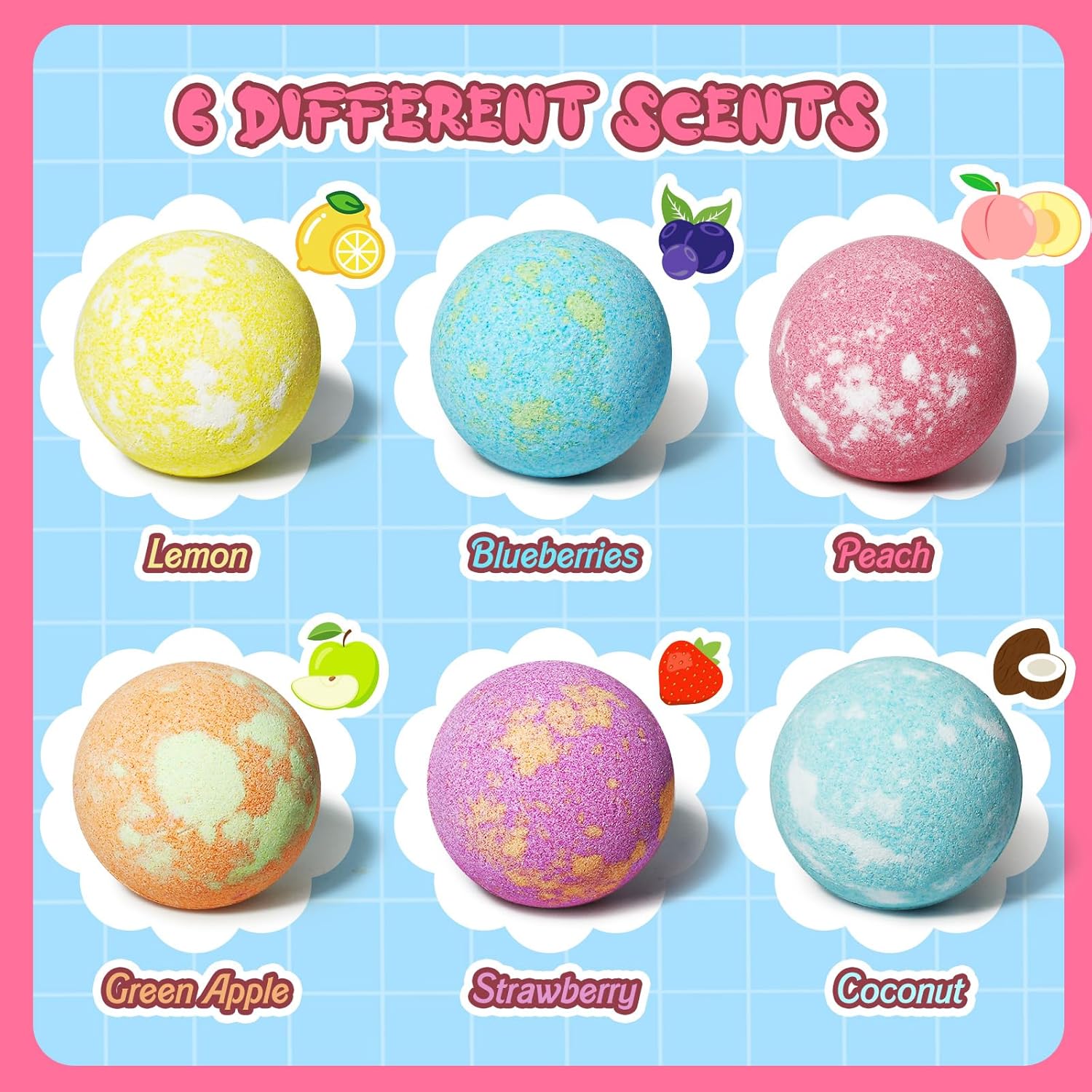 Thumbnail 6 de Kids unicorn bath bomb set for 8