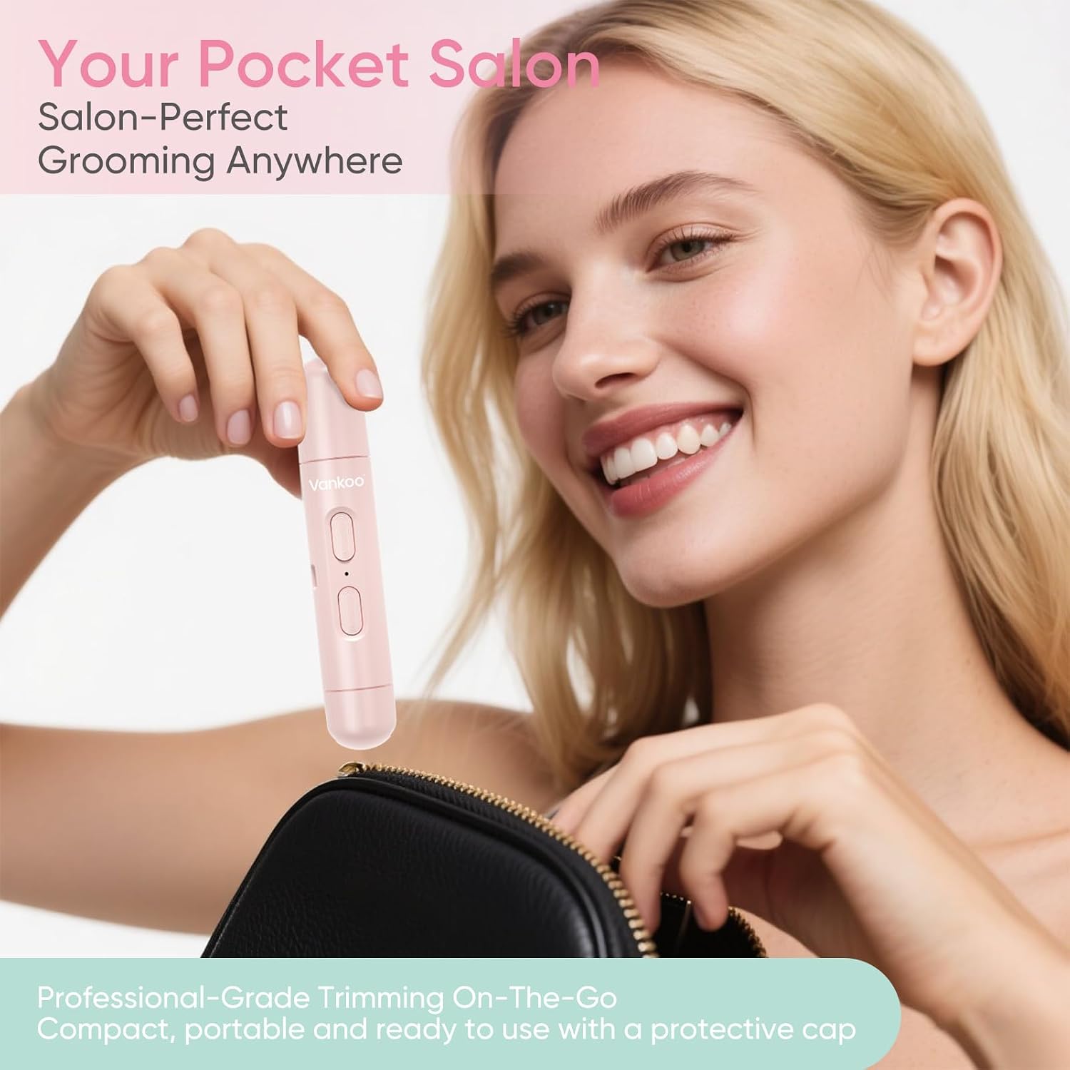 Thumbnail 5 de Vankoo 2-in-1 Facial Hair Remover Eyebrow Trimmer