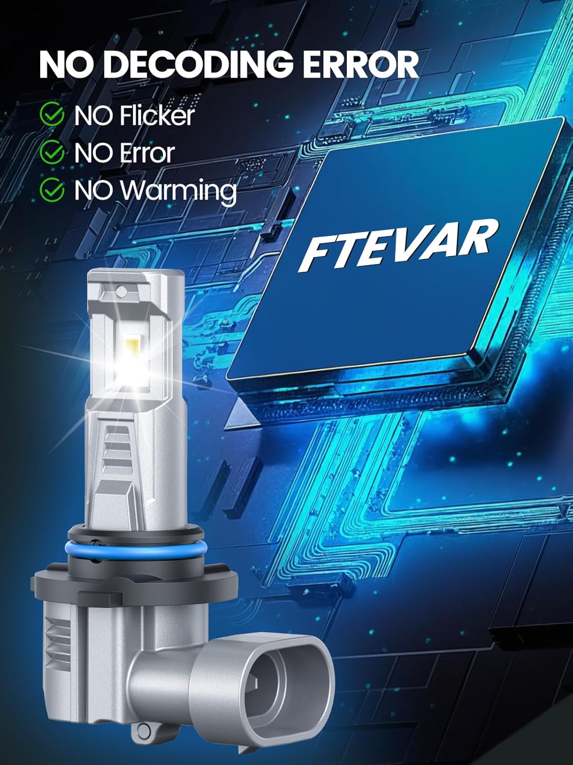 Detalle 2 de FTEVAR 9005 9006 fog light combo, 4-pack