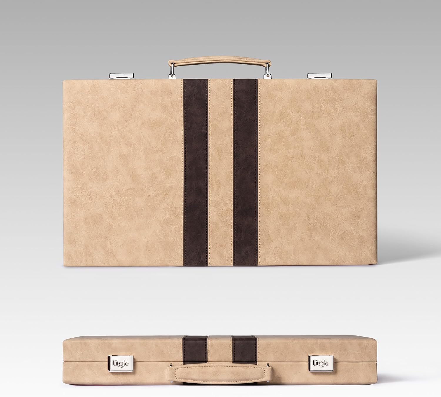 Detalle de Lingle Backgammon set 15 inch travel game