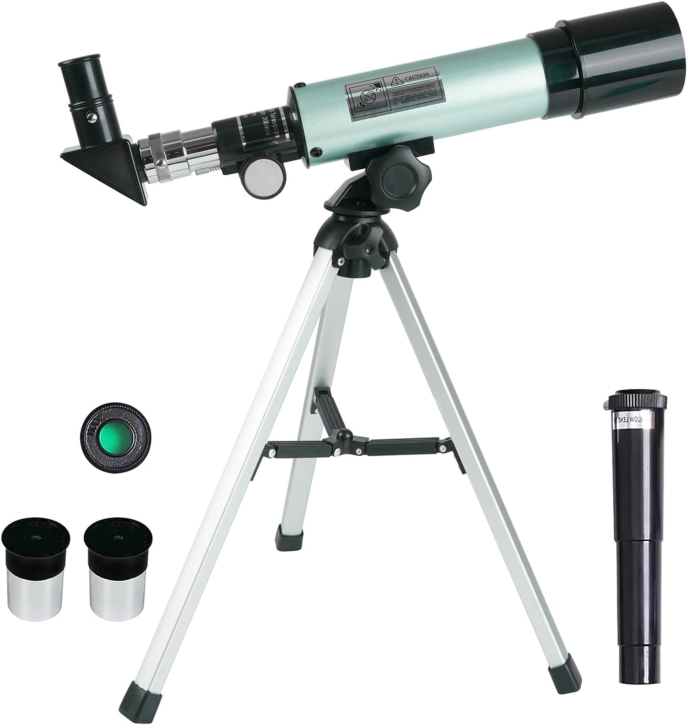 Detalle de Misilmp Kids Astronomy Telescope 360/50mm 90X Outdoor Monocular Space Telescope with Tripod – Blue