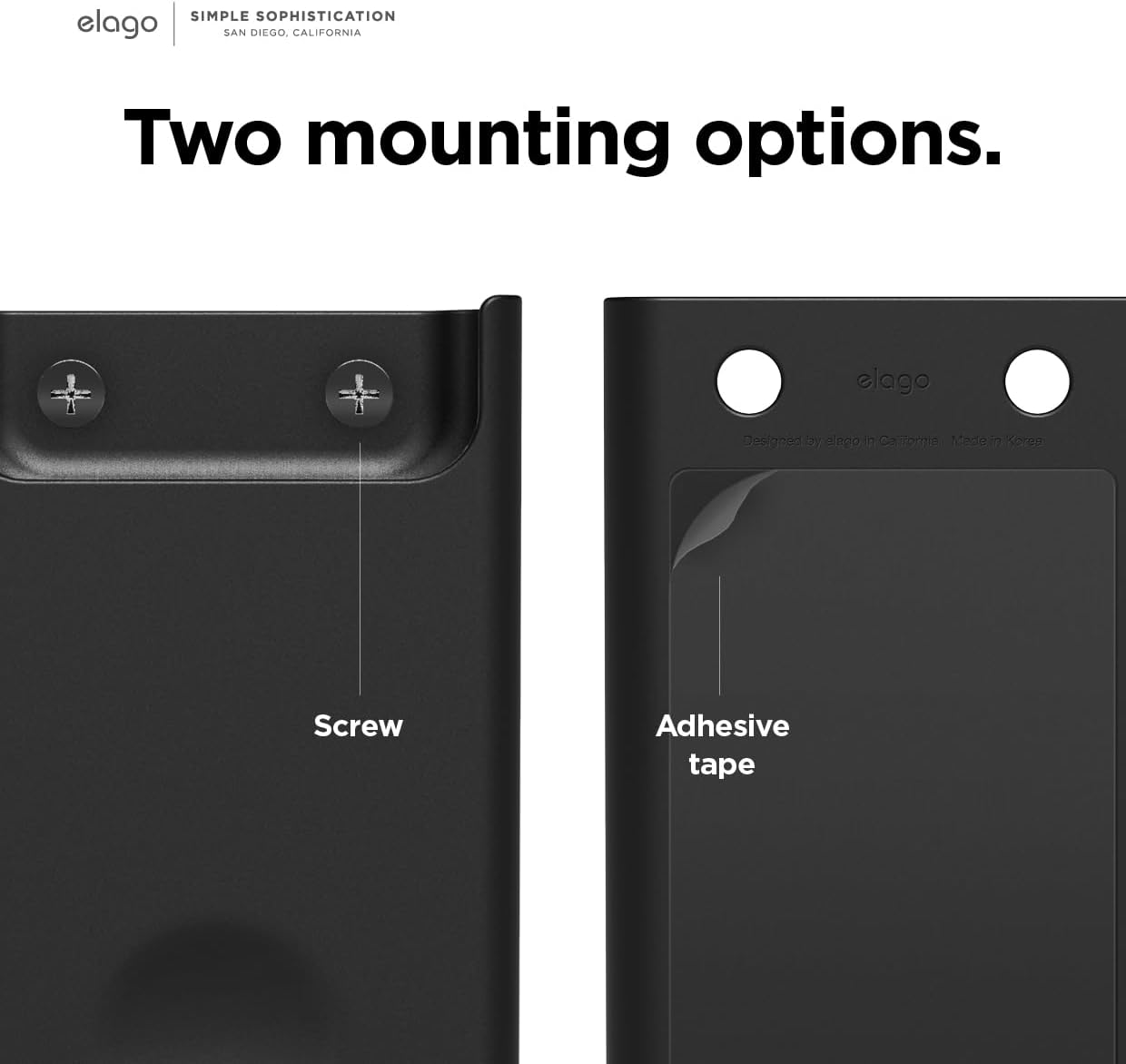 Thumbnail 3 de elago Support de télécommande universel pour Apple TV et autres télécommandes (design détaillé, moyen, noir)