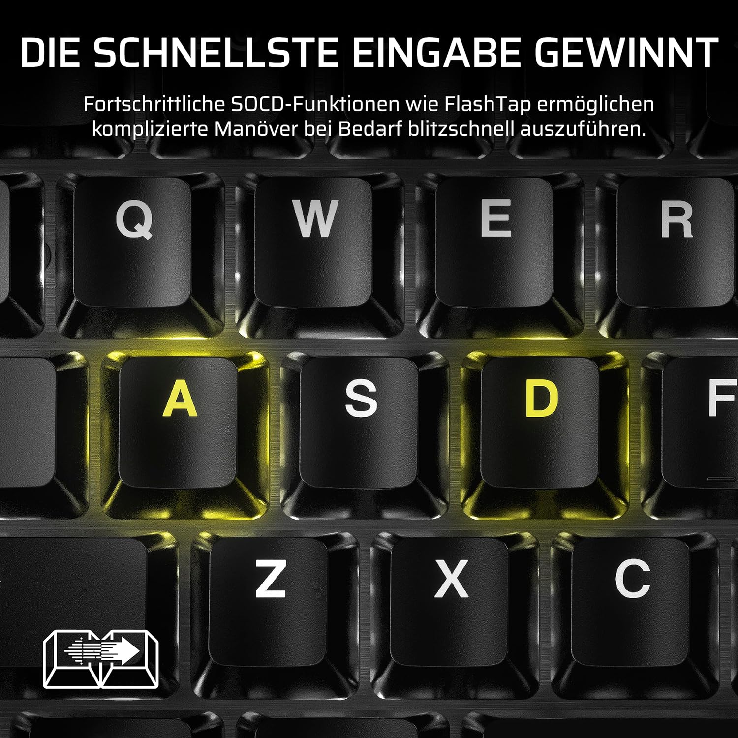 Thumbnail 3 de CORSAIR K70 PRO TKL RGB (MGX) – Mechanische Gaming-Tastatur mit Rapid Trigger, FlashTap (HW) und 8.000 Hz, QWERTZ, schwarz