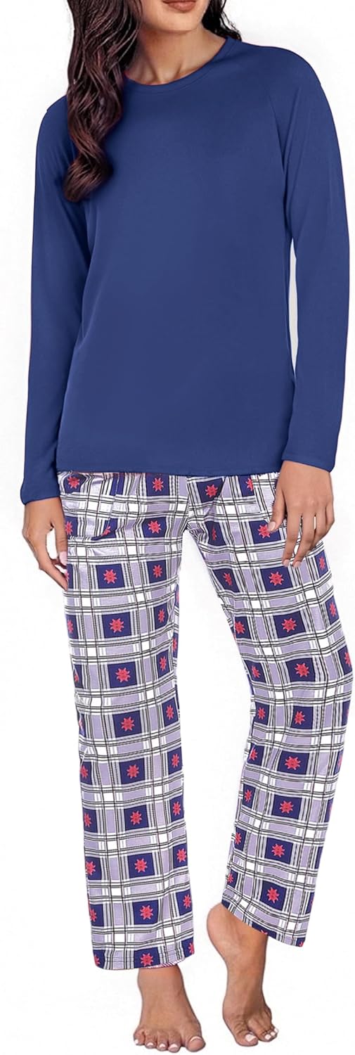 Thumbnail 6 de Uniexcosm Pijama Mujer Cuadros Algodón 2 Piezas