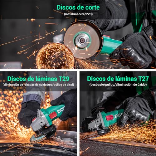 Thumbnail 6 de DCA Amoladora Angular 860W 125 mm: potencia, ligereza y control para cortes y desbaste
