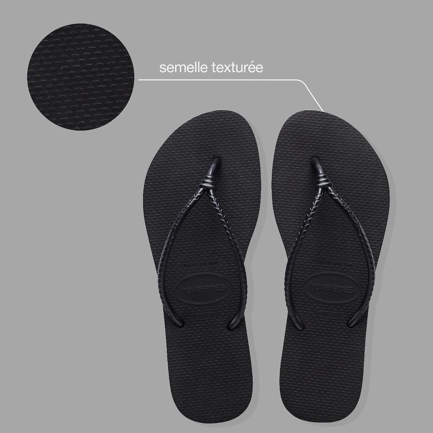 Thumbnail 2 de Havaianas Femme Hav.Slim Sandales à fines lanières avec nœud
