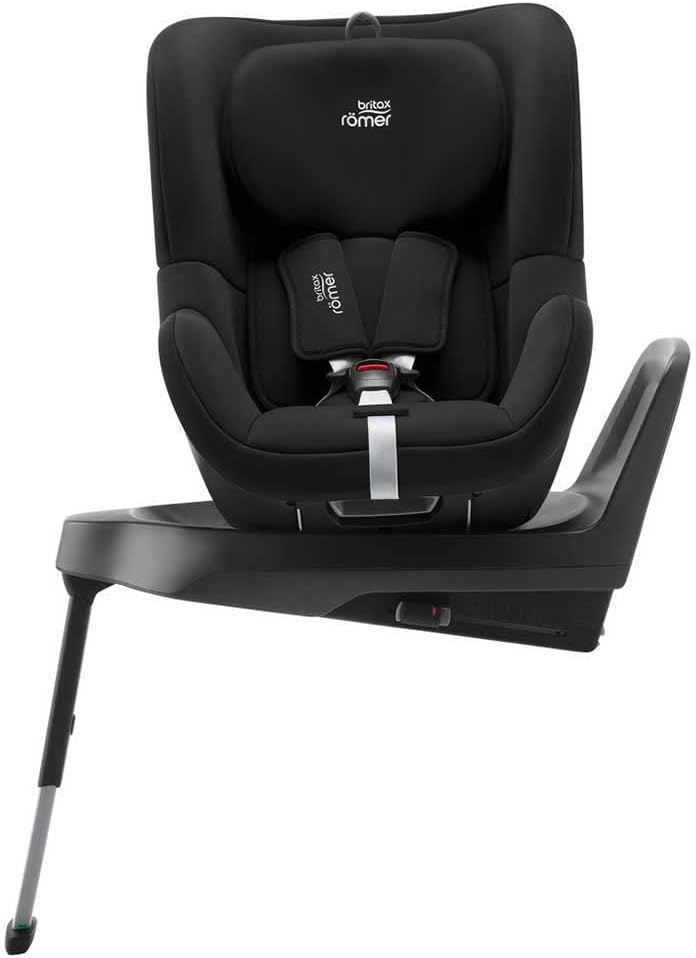 Detalle de BRITAX RÖMER DUALFIX PLUS Girevole a 360° - Seggiolino auto dalla nascita fino a 4 anni, ISOFIX, Space Black