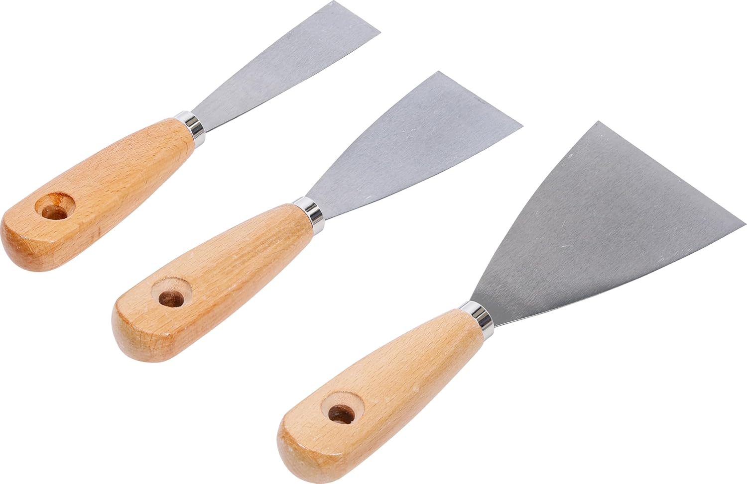 Thumbnail 1 de BGS DIY 85218 Spachtel-Set mit Holzgriffen (30/50/80 mm, 3-teilig)