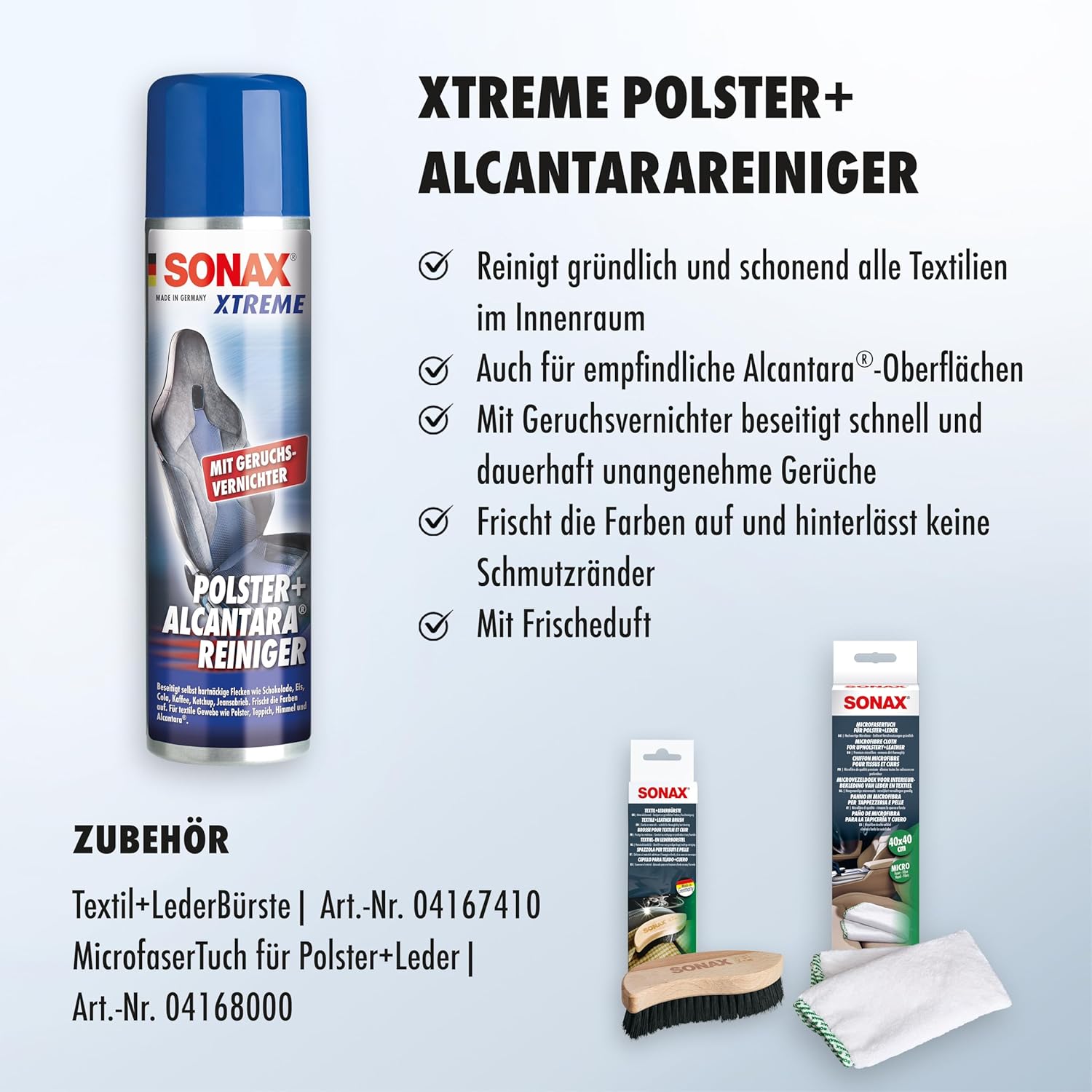 Thumbnail 2 de SONAX XTREME Polster+AlcantaraReiniger 400 ml đź§˝