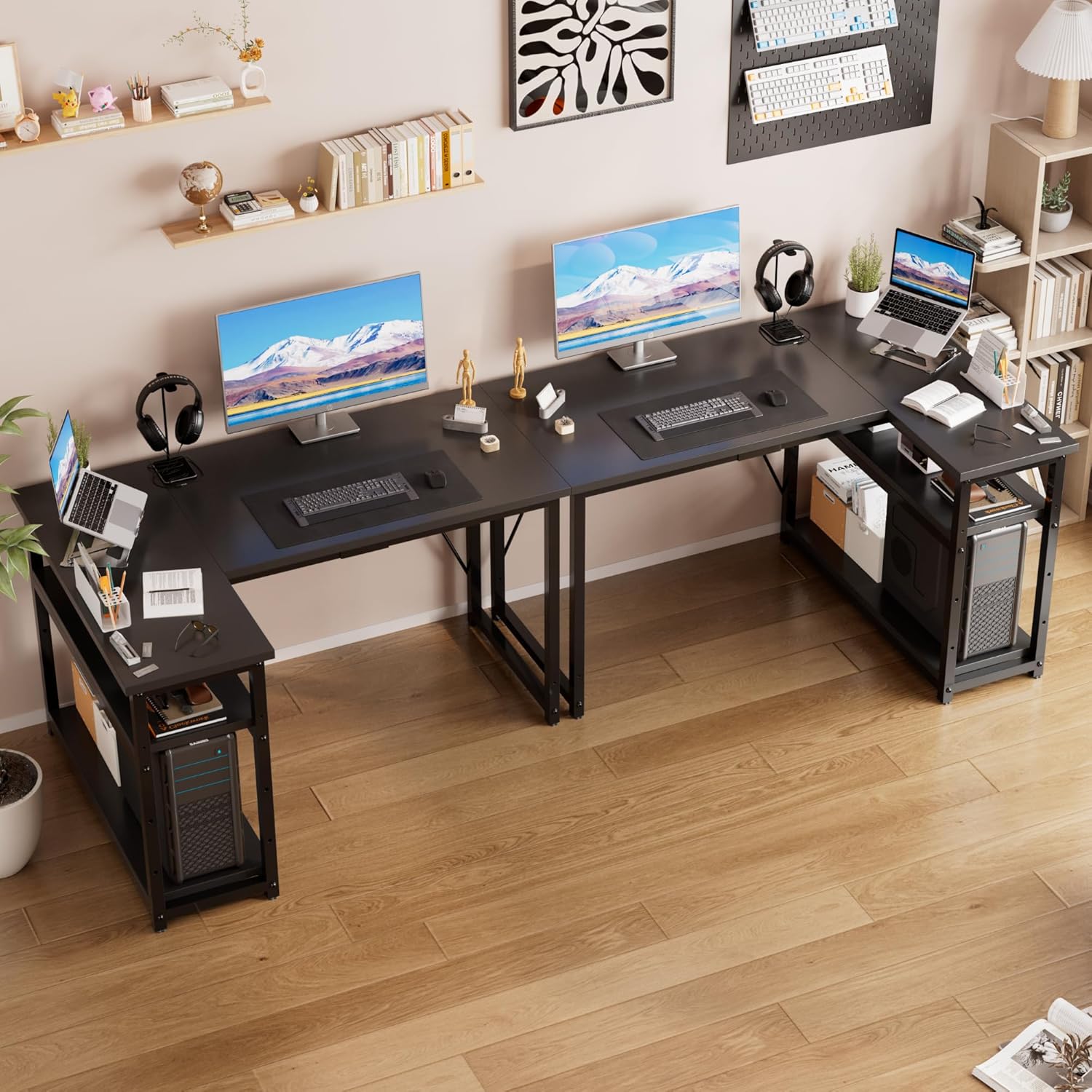 Thumbnail 5 de JUMMICO Scrivania Angolare L 120x80 cm 🪑